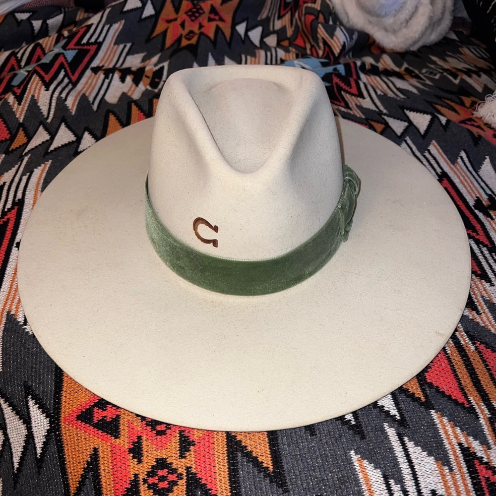 Cream Felt Charlie 1 Horse Wide Brim